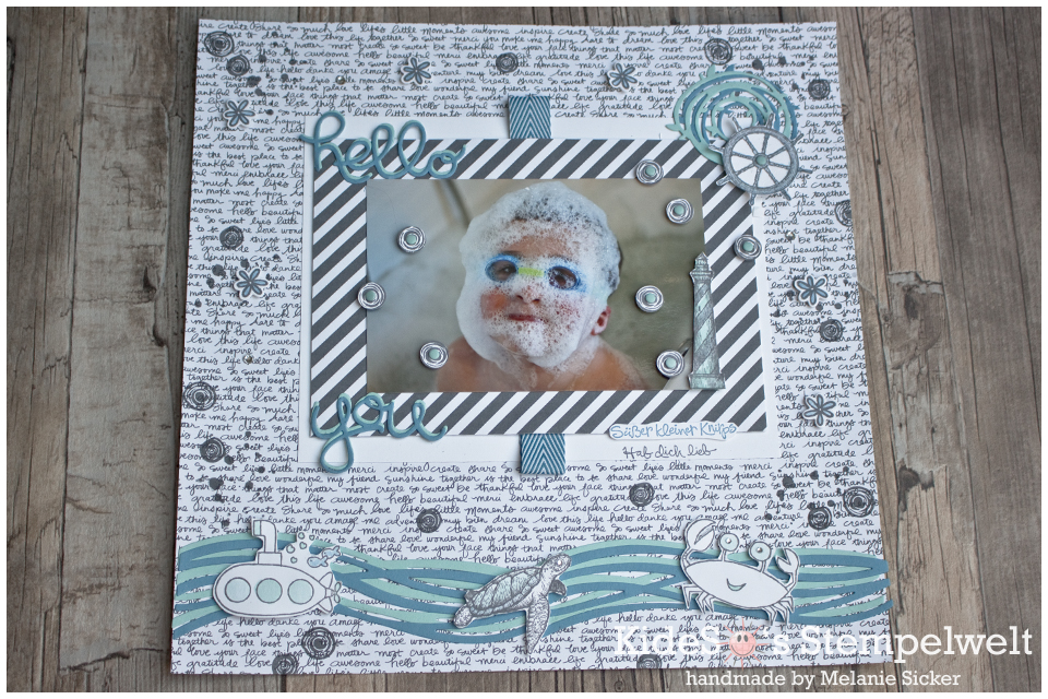 Scrapbook Layout You're sublime Stampin' UP